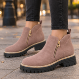 Piccini Side Zip Boots - Pink