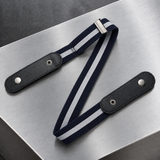 Isernia Elastic Belt - Navy Stripe