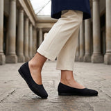 Capri Knit Flats - Bleu Marine