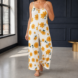 Lucia-Skye Scoop Neck Jumpsuit - Yellow