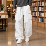 Wyatt Relaxed Cargo Pants - White