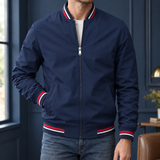 Magnus Varsity Jacket - Navy Blue