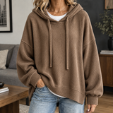 Tara Ribbed Hoodie - Khaki