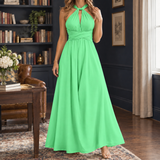 Emmeline-Jade Convertible Maxi Dress - Green