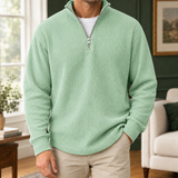 Blake Ribbed Pullover - Light Green
