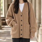 Junia-Belle Ribbed Cardigan - Label Khaki