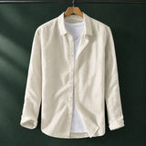 Albin Linen Shirt - Khaki