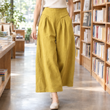 Melanie-Claire Wide Leg Pants - Yellow