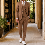 Emmett Tailored Suit - Camel