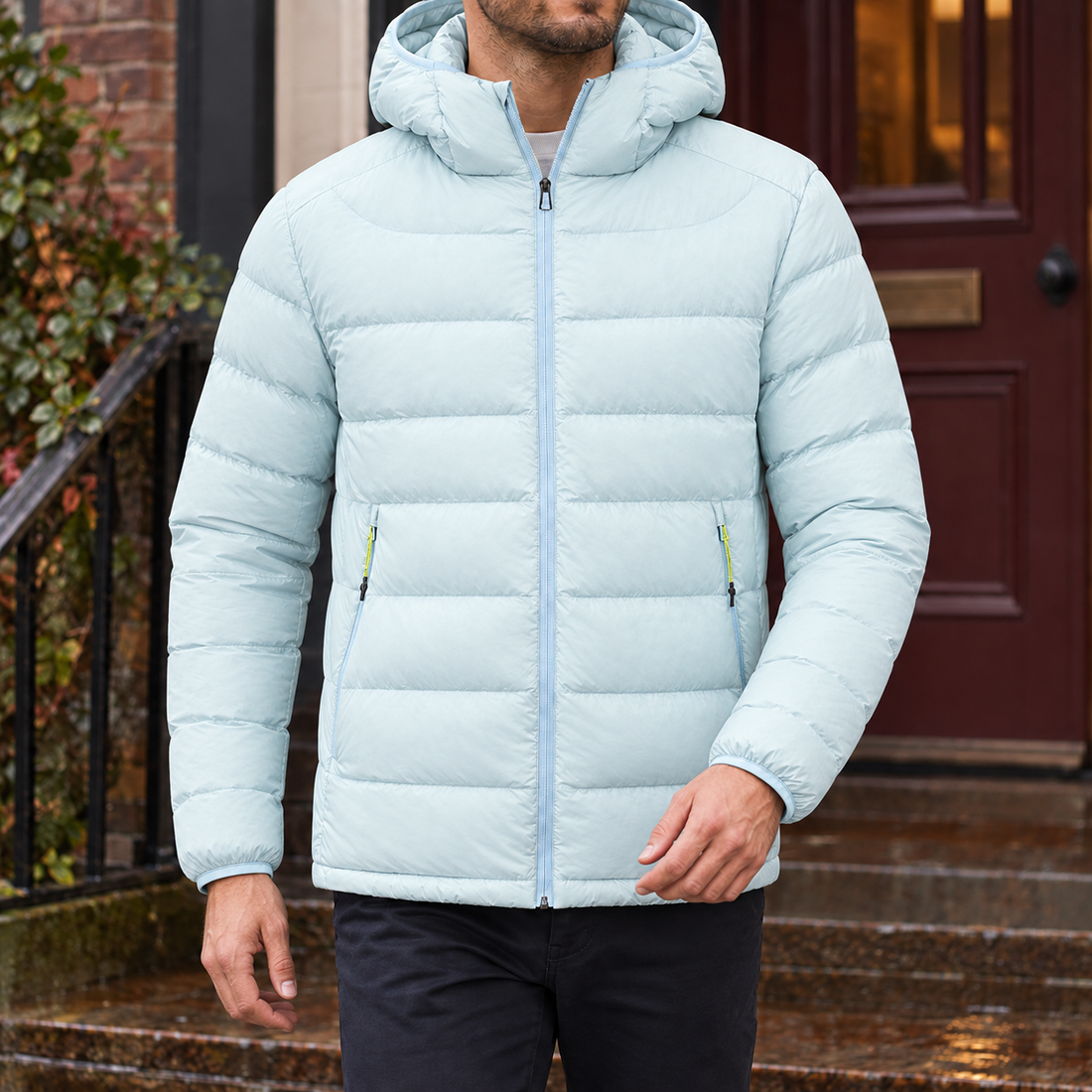 Sterling Hooded Jacket - Moonlight Blue