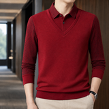 Oliver Layered Polo - Red