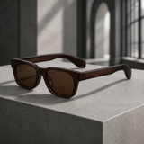 Pascal Rectangular Sunglasses - Brown
