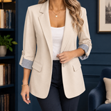 Dorothea Tailored Blazer - Beige