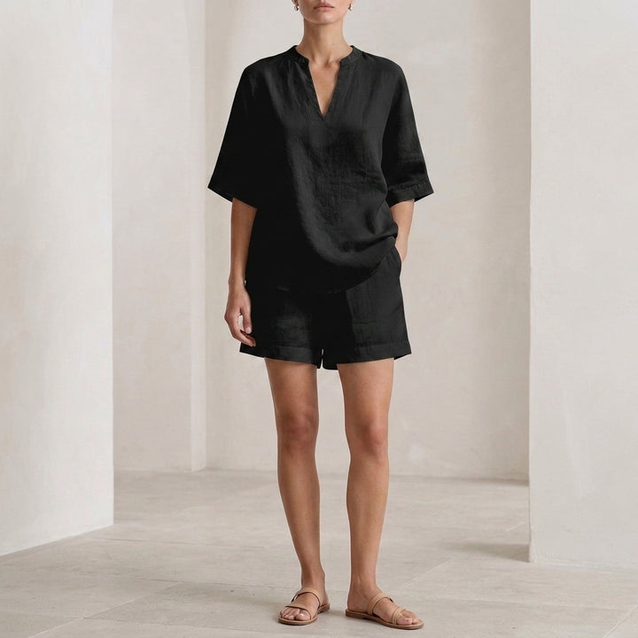 Alessia Relaxed Set - Black