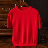 Arezzo Knit Tee - Red