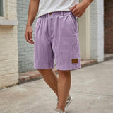 Dorian Relaxed Shorts - Purple