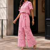 Willa Wide-Leg Set - Pink