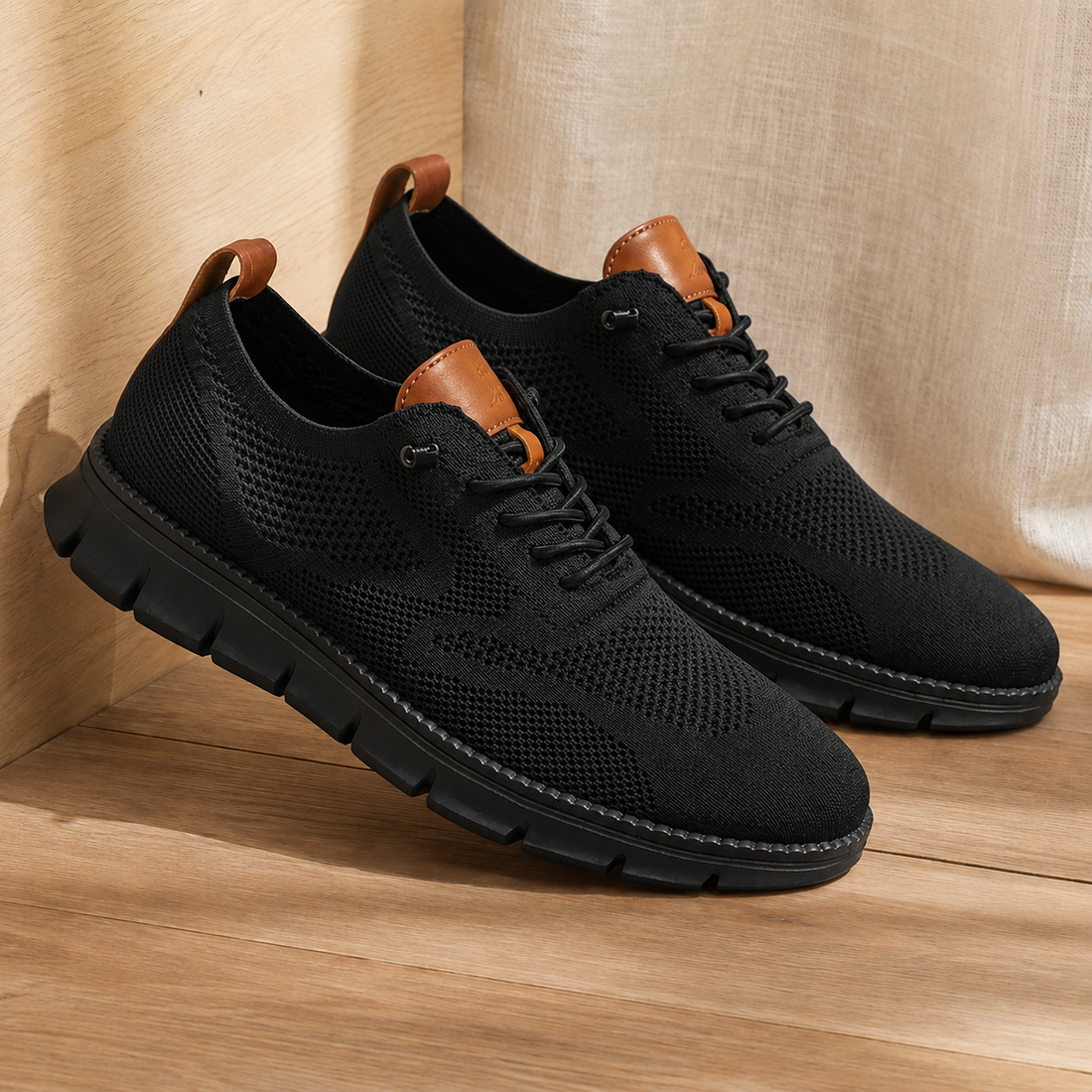 Amalfi Orthopedic Sneakers - Double Black