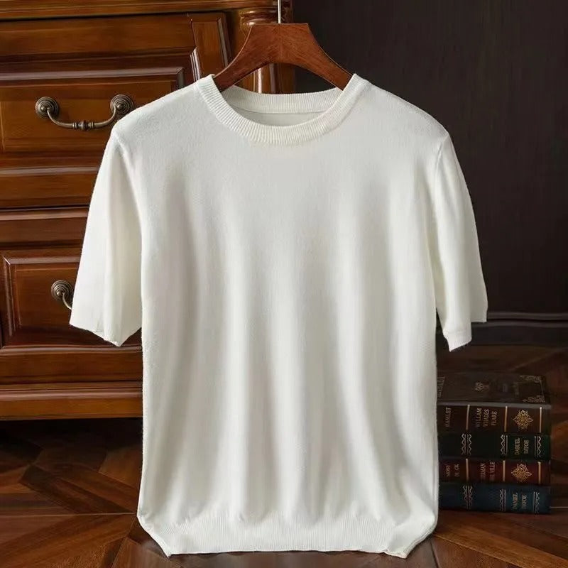 Arezzo Knit Tee - White