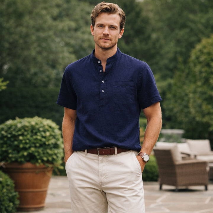 Ashbrook Linen Henley