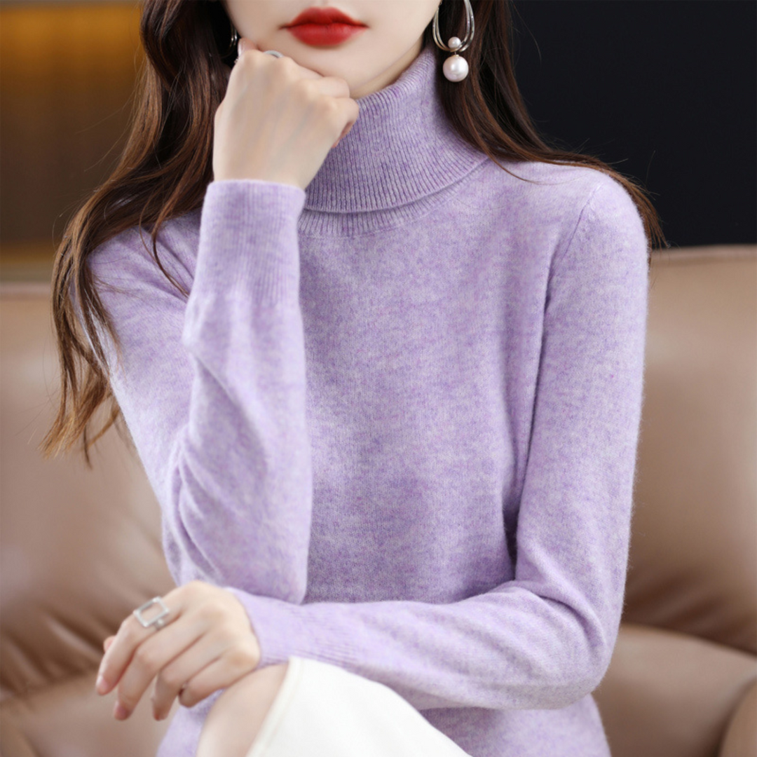 Elena Cashmere Turtleneck