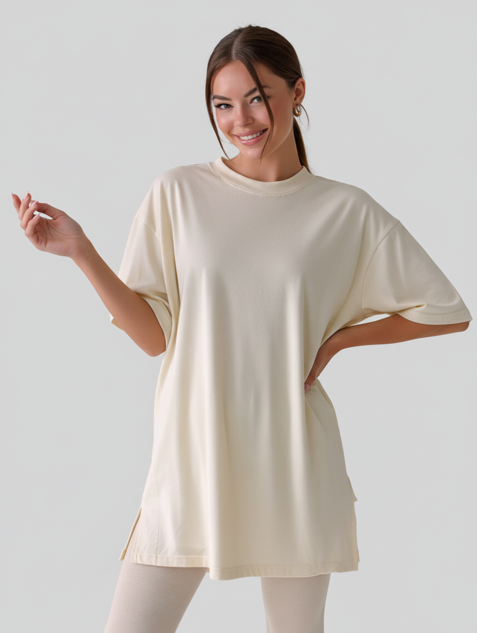 SereneSoft Oversized Sleep Tee
