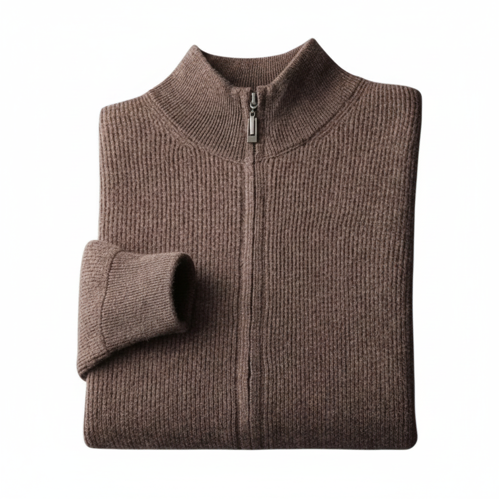 Whitford Cashmere Zip Knit