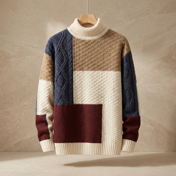 Montreux Panel Knit Sweater