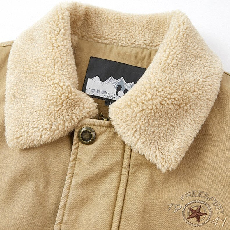 Kingswell Shearling Collar Jacket