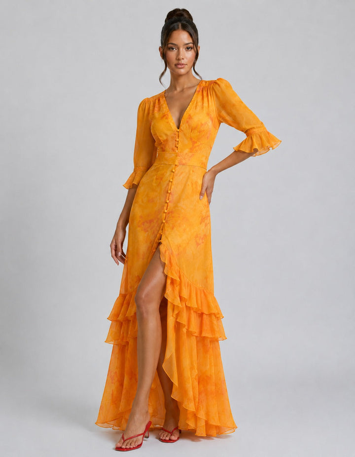 Renee Ruffled Maxi Dress