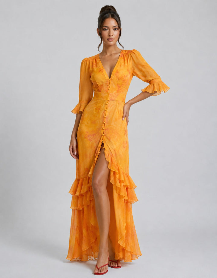 Renee Ruffled Maxi Dress