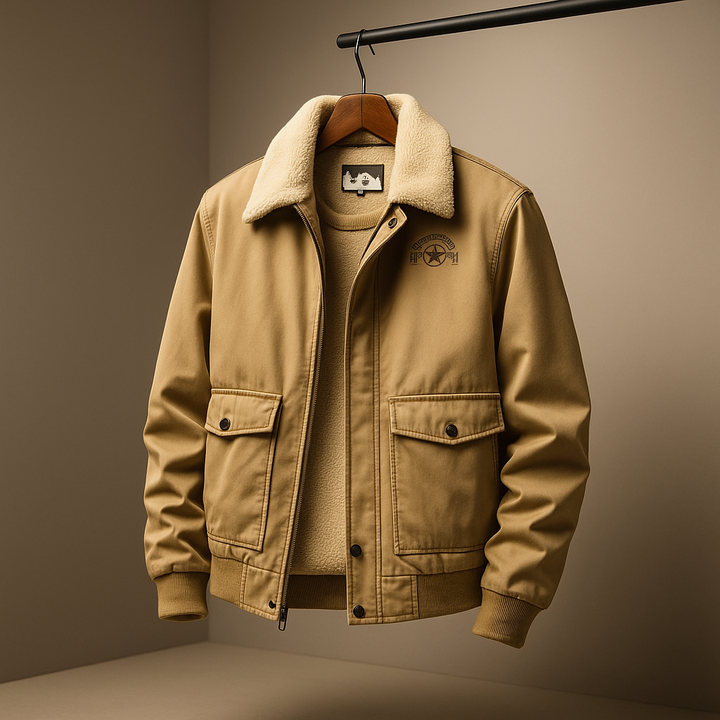 Kingswell Shearling Collar Jacket