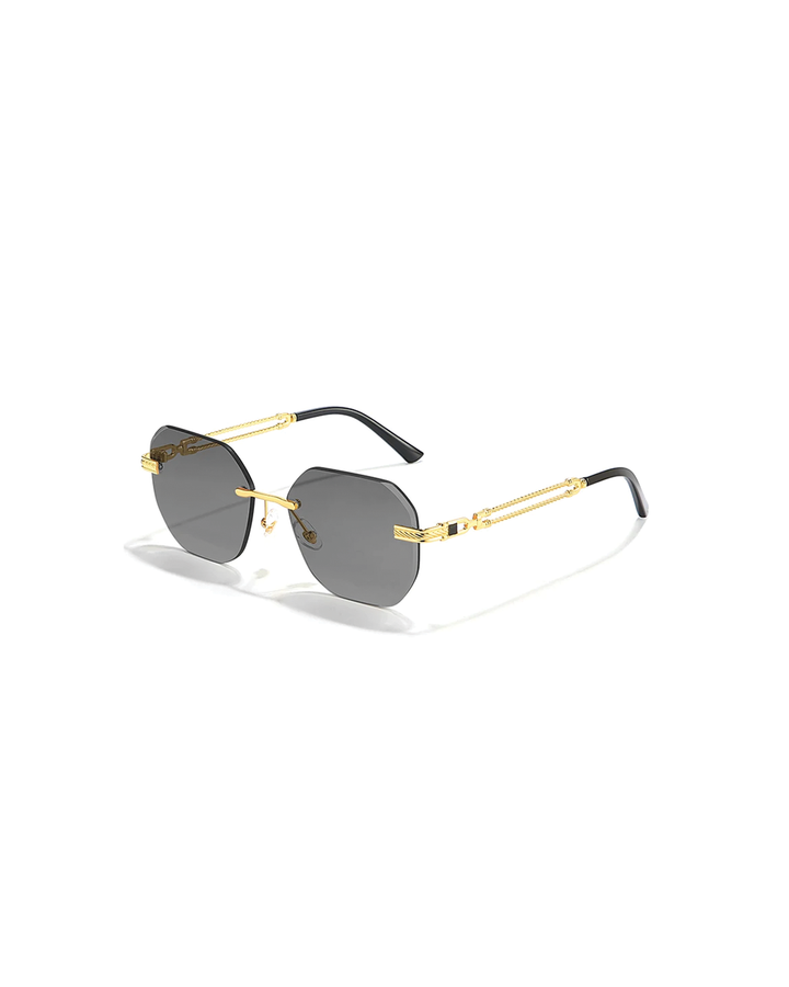 Chainlink Rimless Sunglasses
