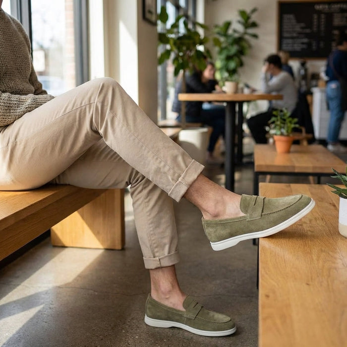 Mayfair Suede Penny Loafers