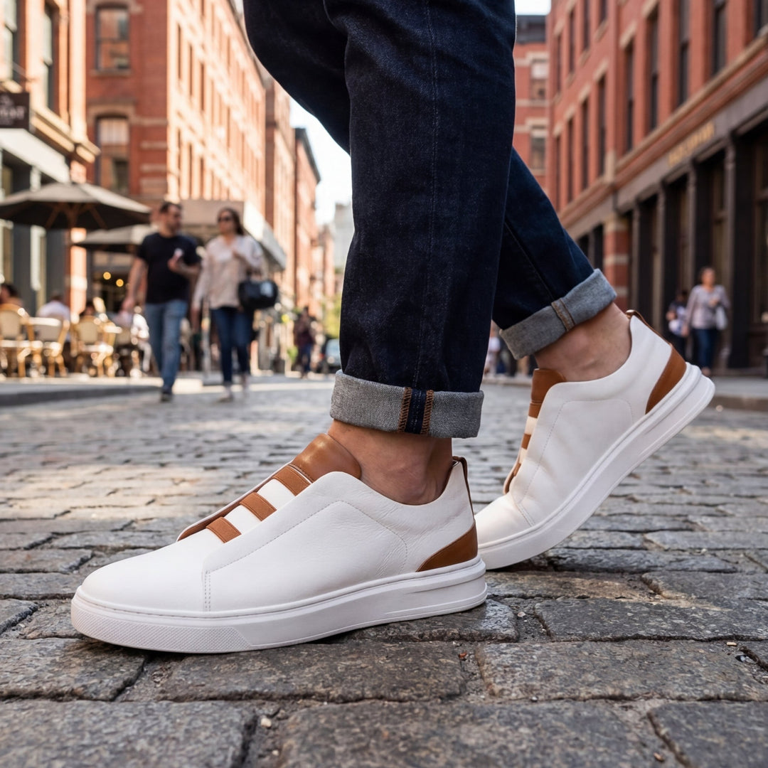 Chelsea Genuine Leather Sneakers