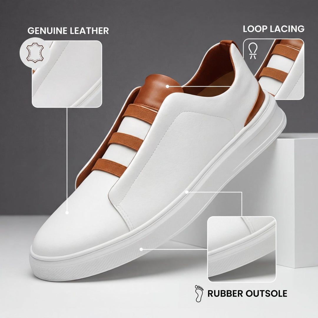 Chelsea Genuine Leather Sneakers