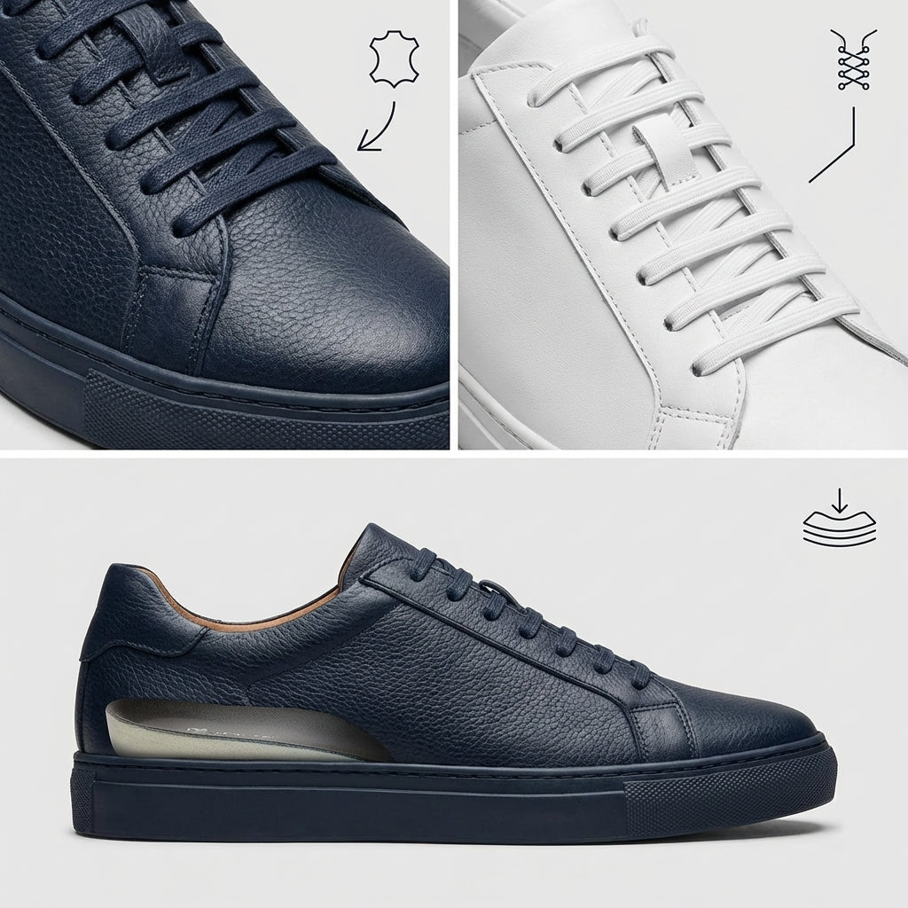 Maverick Genuine Leather Sneakers