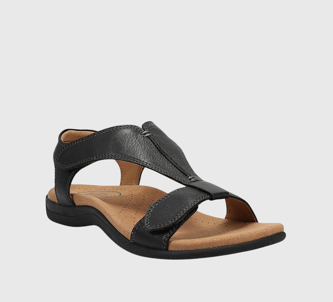 Women's Support Comfort Sandals – Leather Look