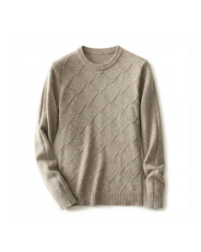 James' Argyle Cashmere Sweater