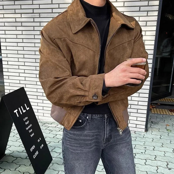 Trenton Smooth Suede Bomber