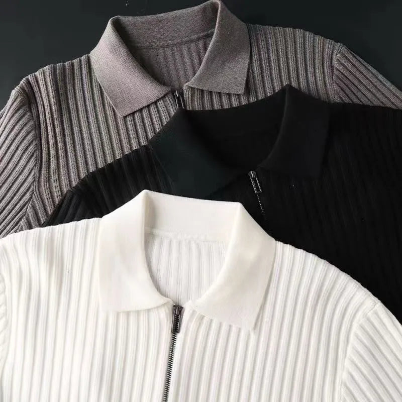 Portwell Rib Knit Zip
