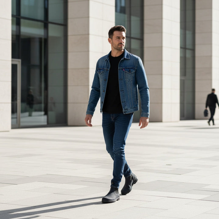 Men’s All-Day Comfort Chelsea Boots – Leather Look